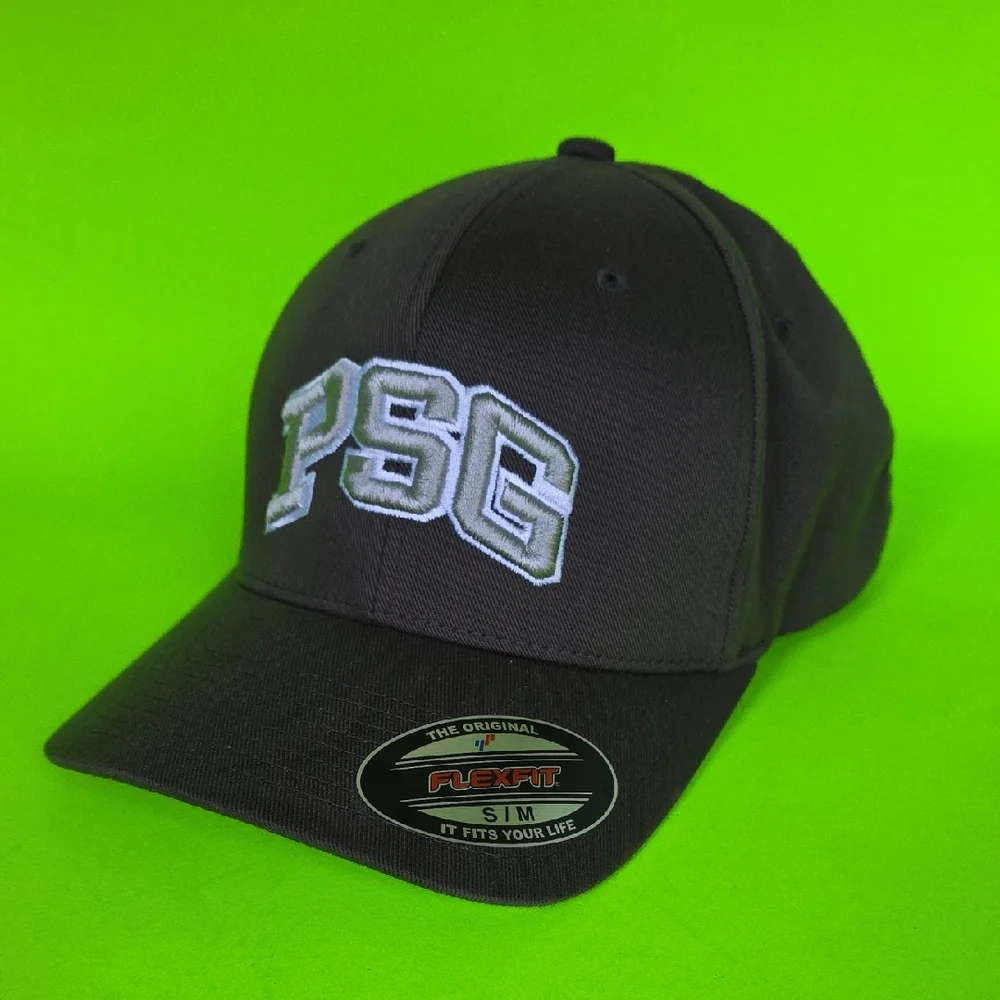 PSG Gray Baseball Cap Flexfit S/M